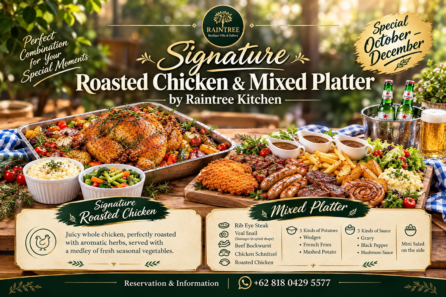 Signature Dish Raintree Kitchen