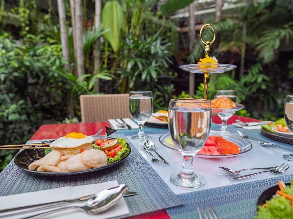 Breakfast with Pool & Garden View 1